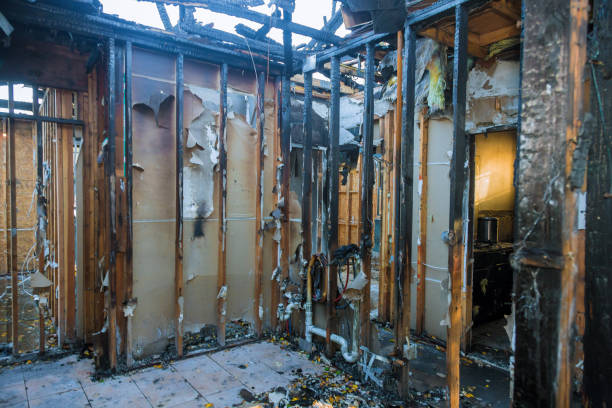 Professional Fire Damage Assessment technician working in Armona, CA